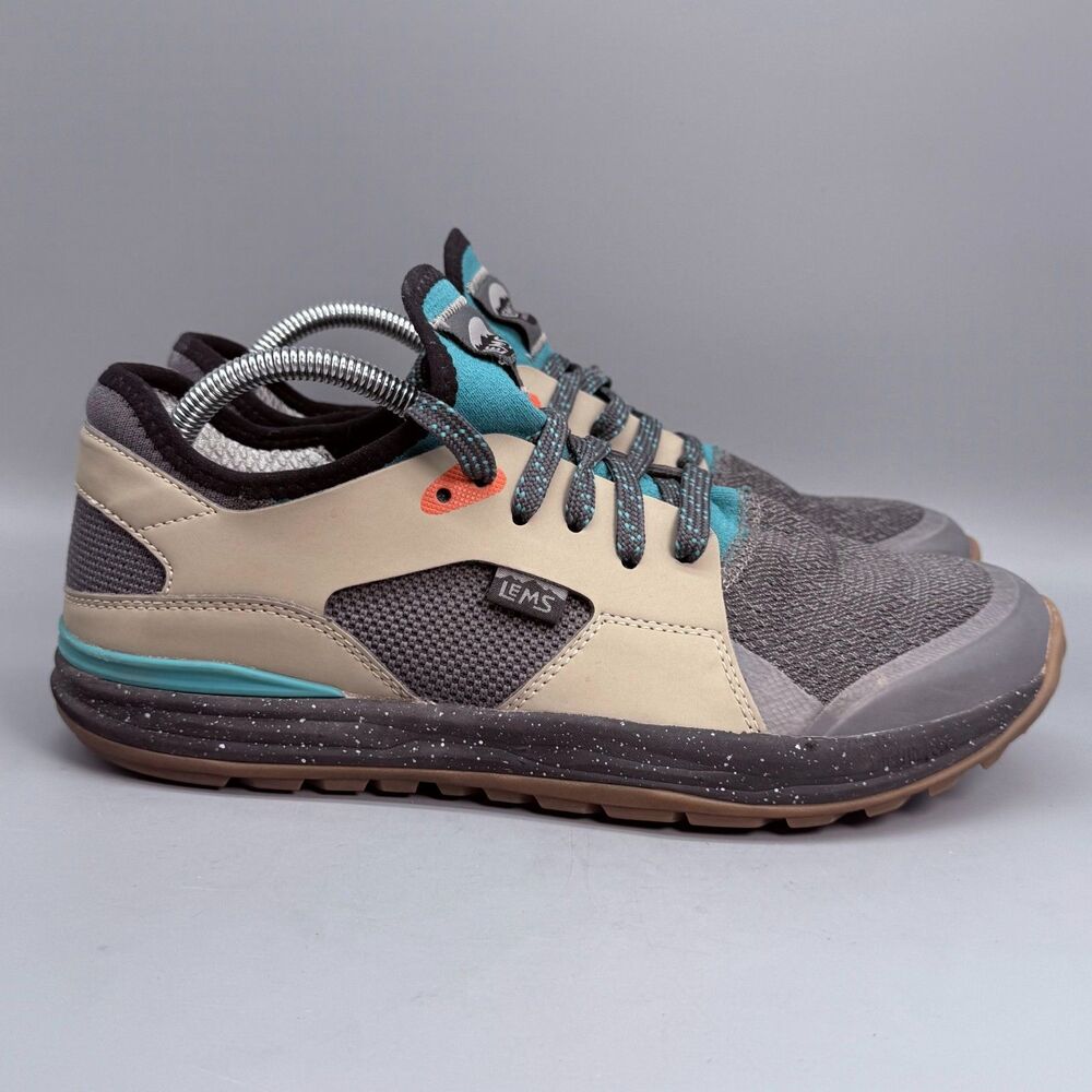 Lems Mesa Men's 10 Safari Mesh Lace-Up Low Top Outdoor Trail Hiking Sneakers